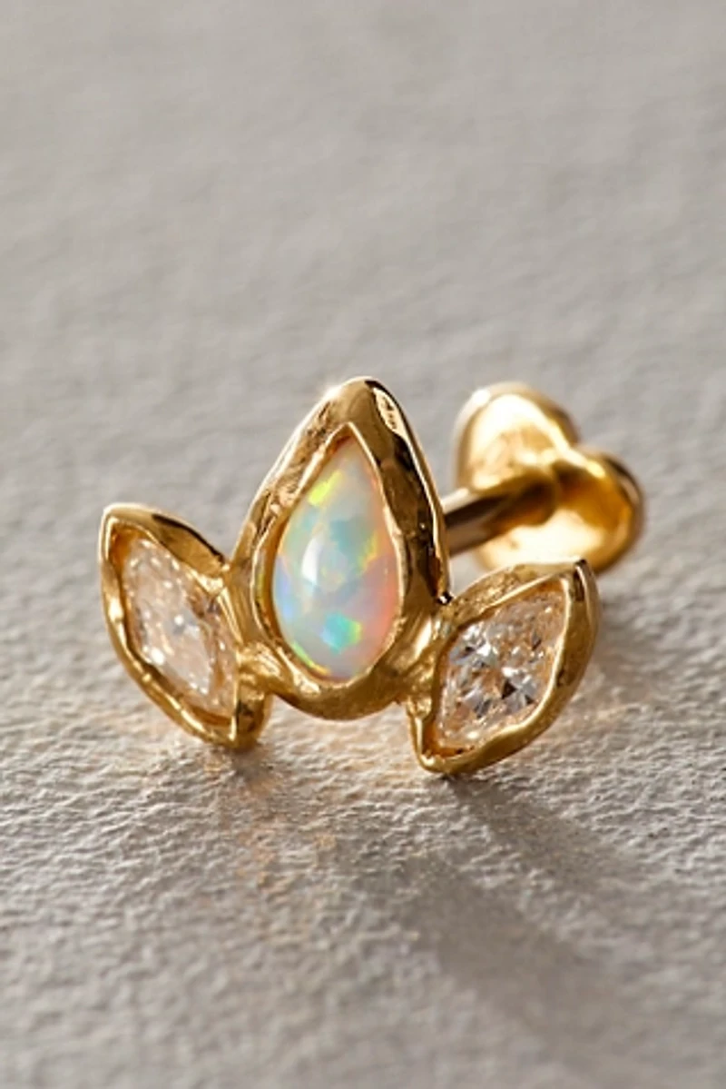 Pamela Love Marquise Pear Stud