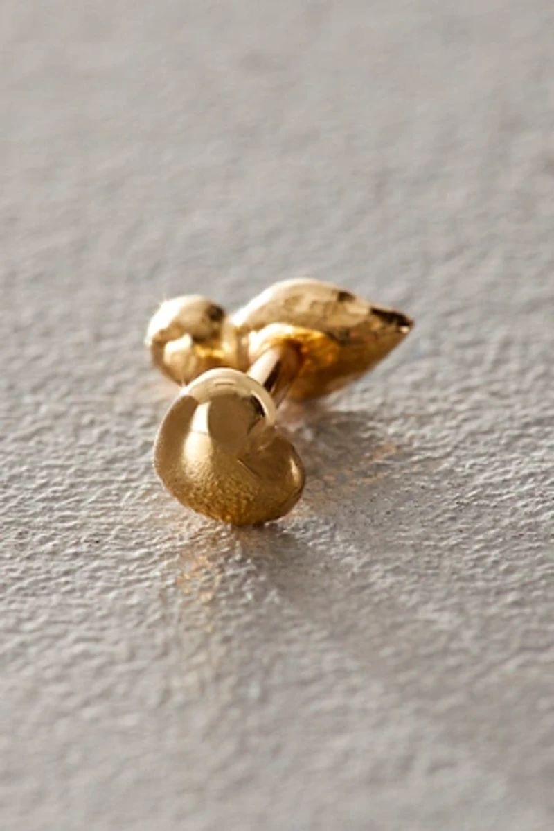 Pamela Love Bezel Pear Stud