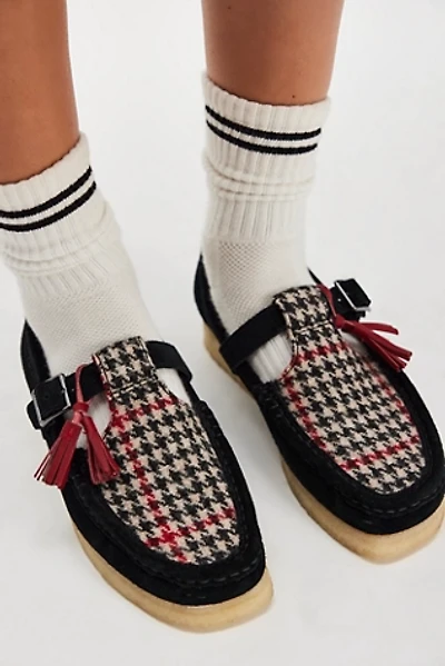 Clarks Harris Tweed T-bar Wallabees