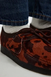 Clarks Cow Print Wallabees