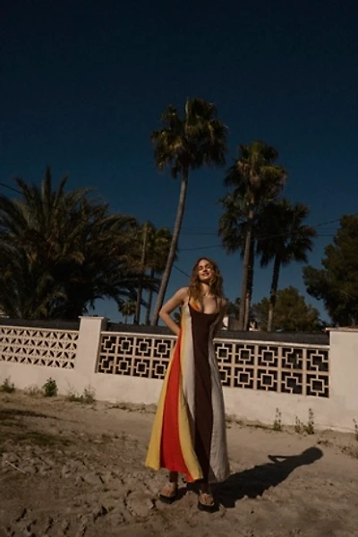 Color Harmony Maxi Dress