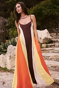Color Harmony Maxi Dress