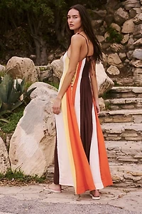 Color Harmony Maxi Dress