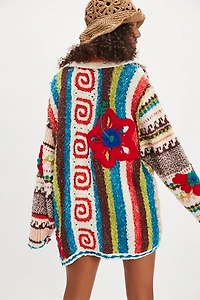 Terry Towel Cardi