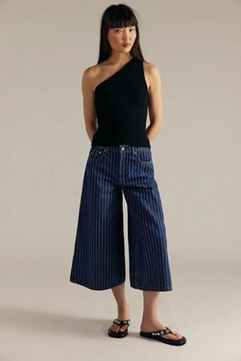 We The Free High Top Pinstripe Culottes
