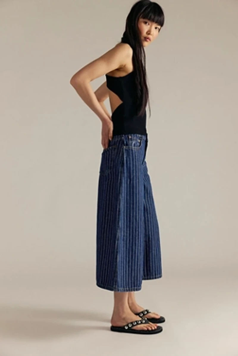 We The Free High Top Pinstripe Culottes