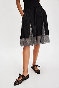 Tied With A Bow Woven Flats
