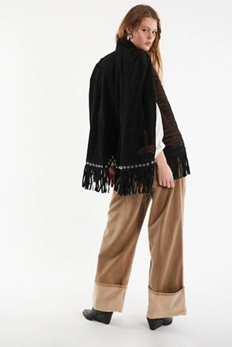 Understated Leather x FP Suede Poncho