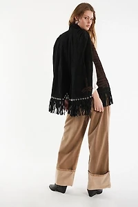 Understated Leather x FP Suede Poncho