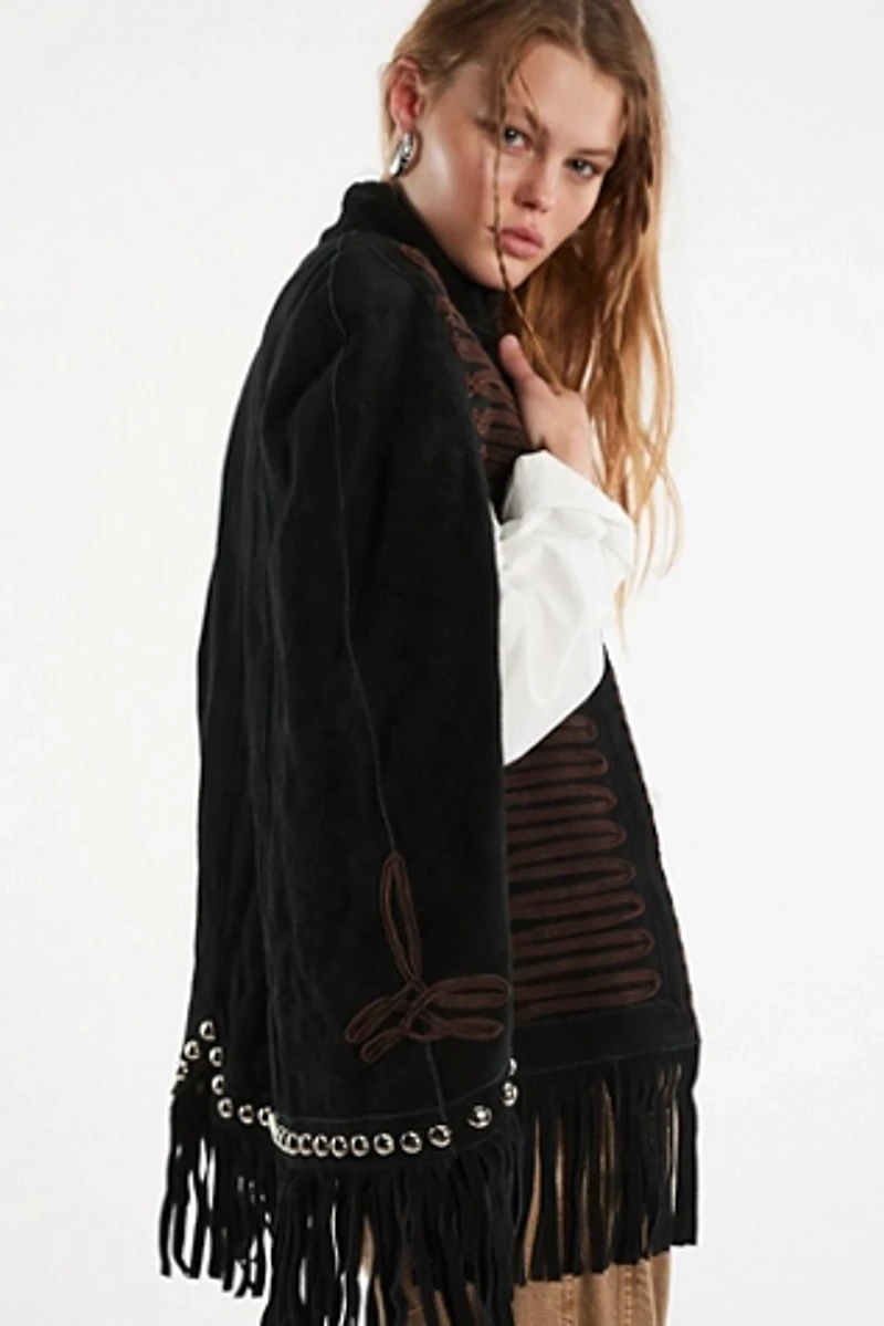 Understated Leather x FP Suede Poncho