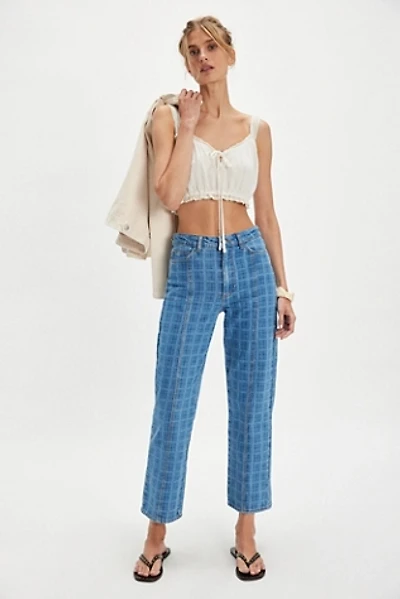 Damson Madder Tovie Laser Check Jeans