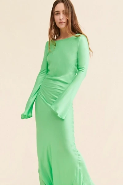 jaiden pearl sheer overlay satin dress Francesca's Jaiden Pearl Sheer Overlay Satin Dress at MarketFair Shoppes in  Princeton, NJ