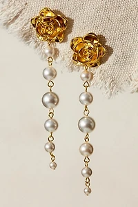 TCB Pearly Rose Earrings