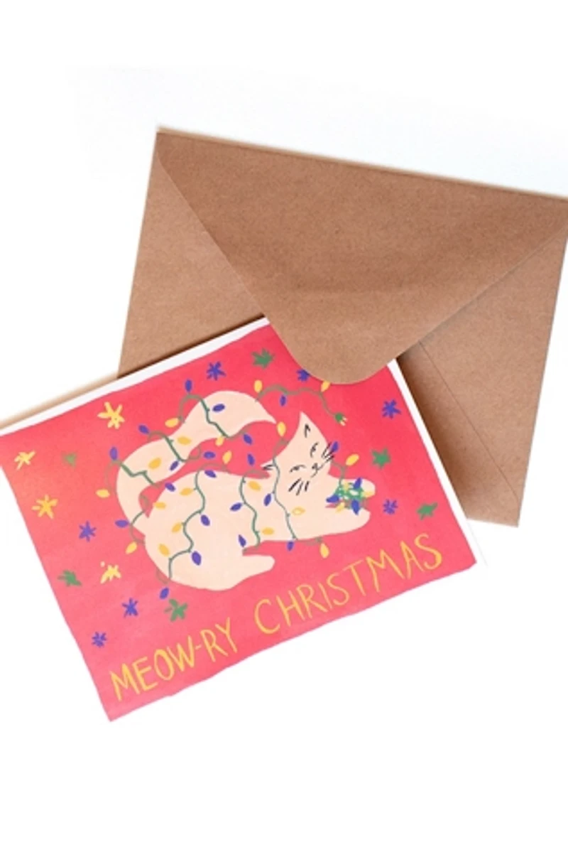 Supra Endura Holiday Cat Card Set - 12 Pack