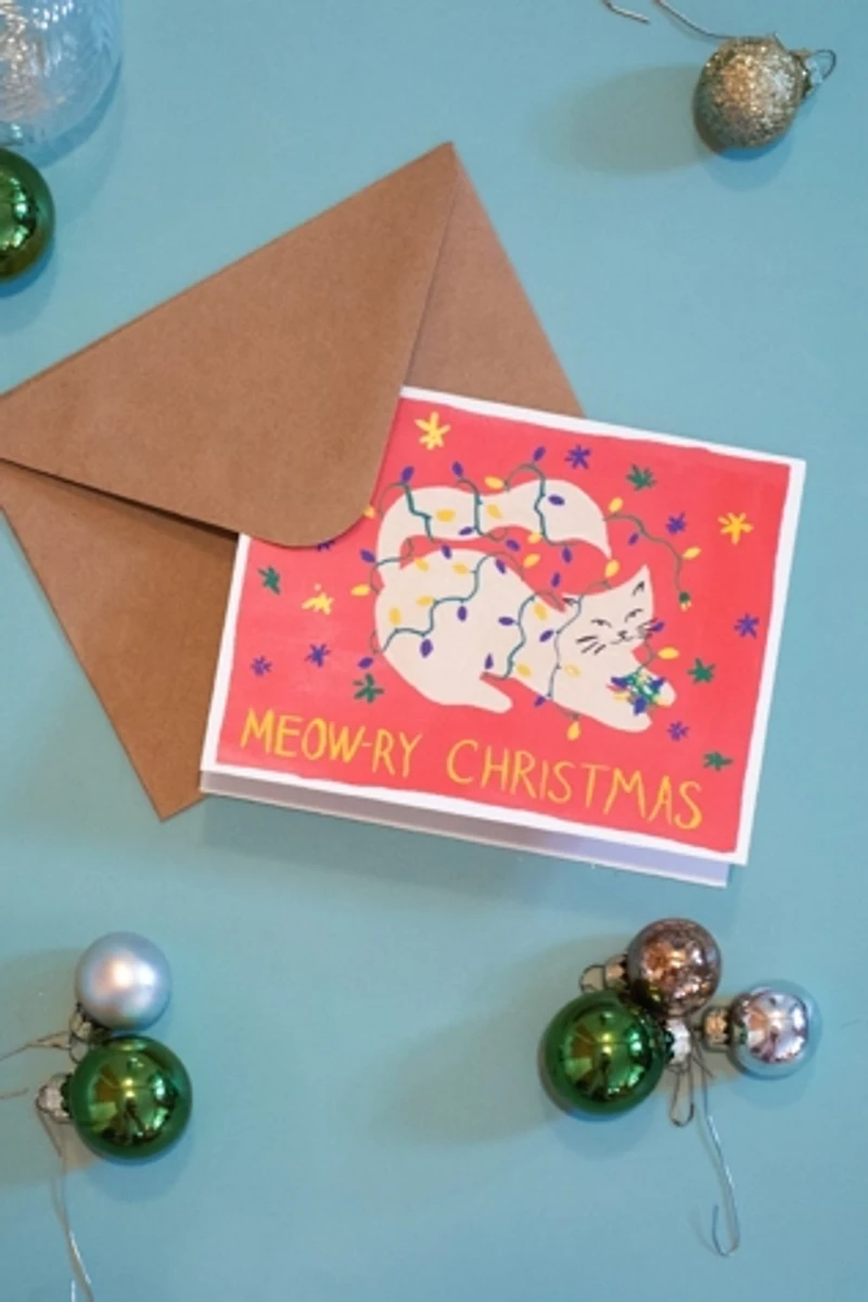 Supra Endura Holiday Cat Card Set - 12 Pack