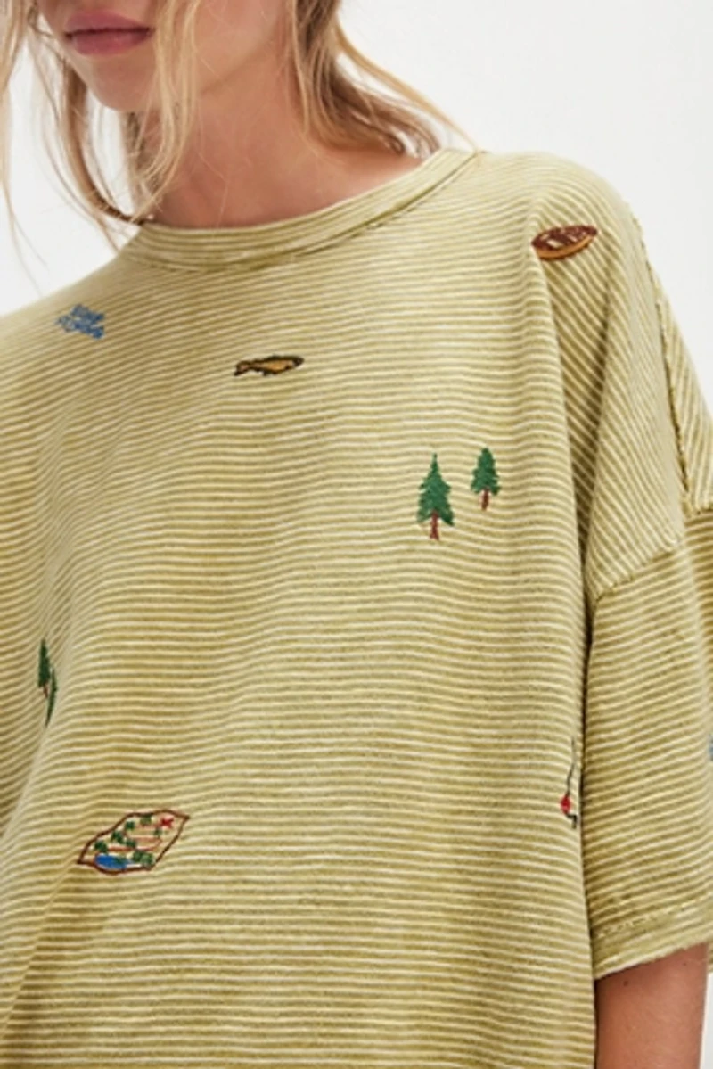 We The Free Embroidered Camp Tee