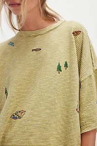 We The Free Embroidered Camp Tee