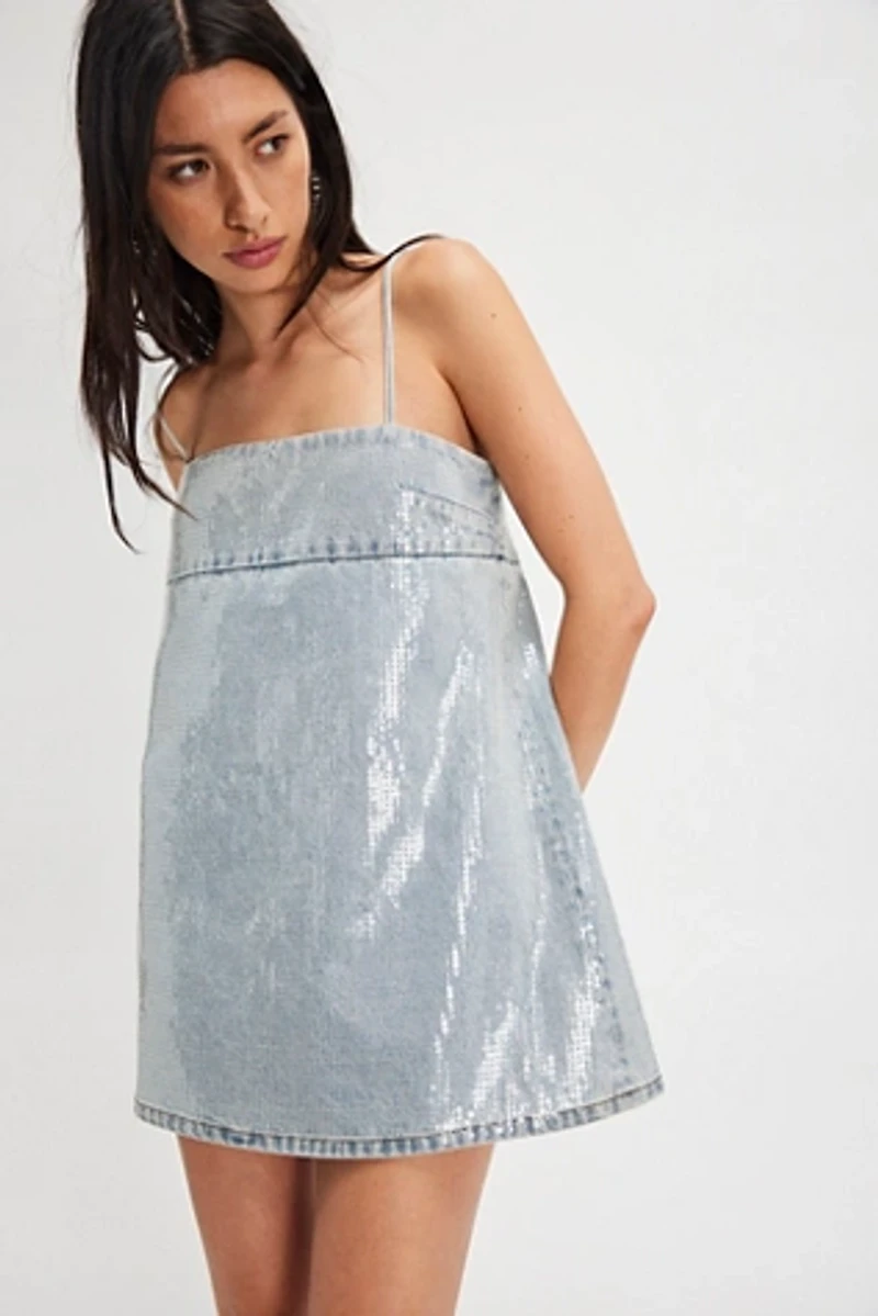 Retrofete Nadiya Denim Dress
