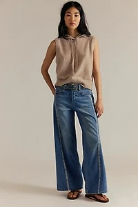 We The Free On Edge Selvedge Wide-Leg Jeans