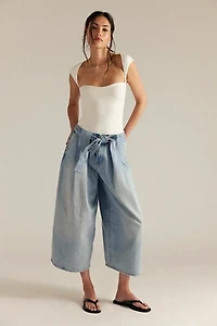 We The Free High Tide Belted Crop Jeans
