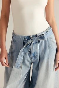 We The Free High Tide Belted Crop Jeans