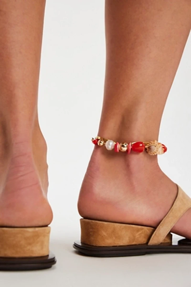 Pedestal Wedge Sandals