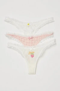 Summer Panties, 3 Pack