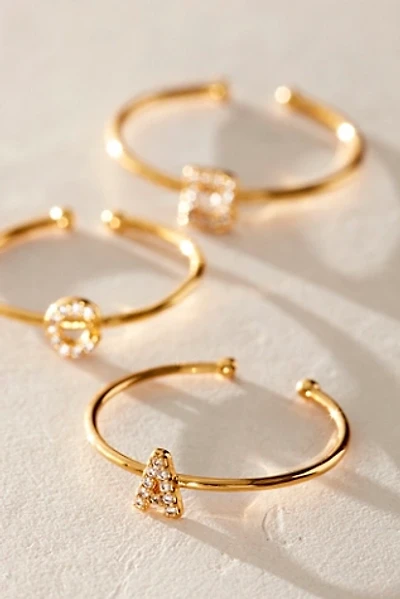 Brenda Grands Shiny Initial Ring