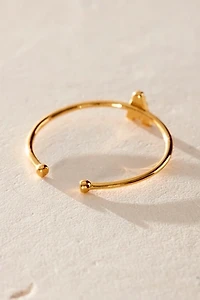 Brenda Grands Shiny Initial Ring