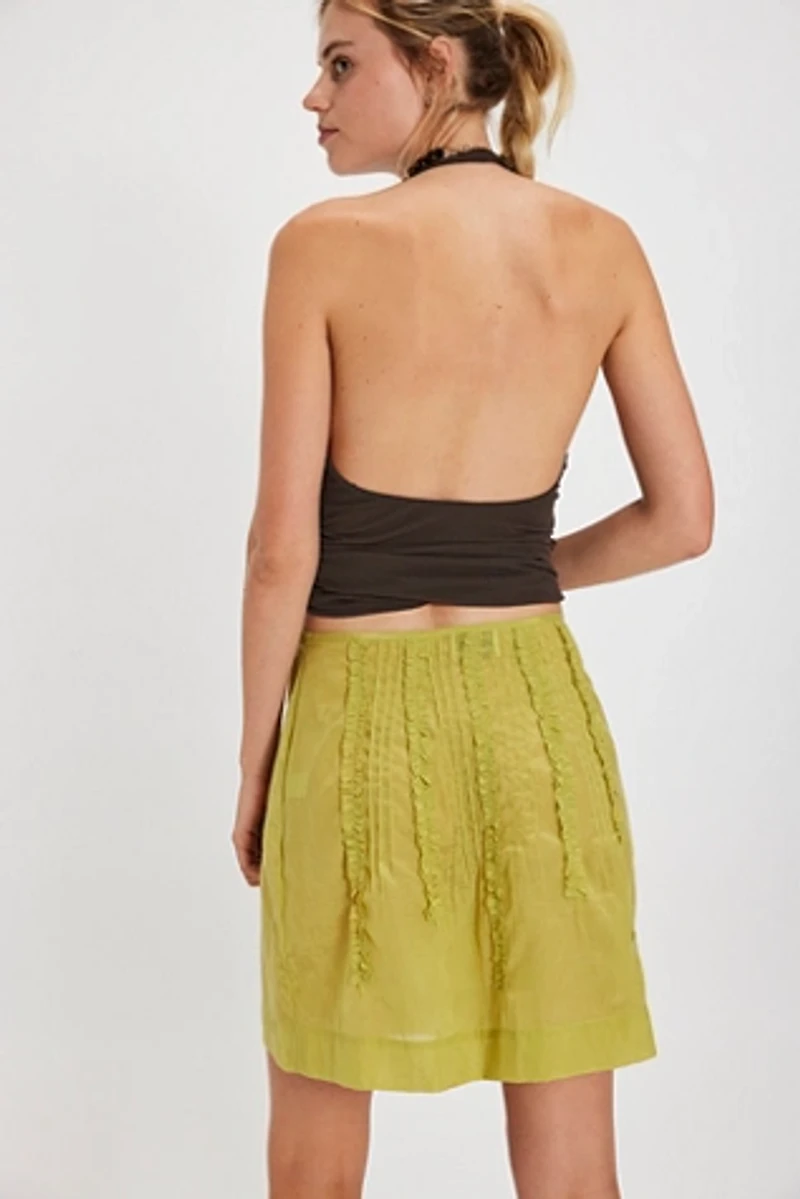 Damson Madder Glinda Ruffle Mini Skirt