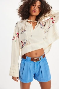 Rowan Pleated Chino Shorts