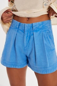 Rowan Pleated Chino Shorts