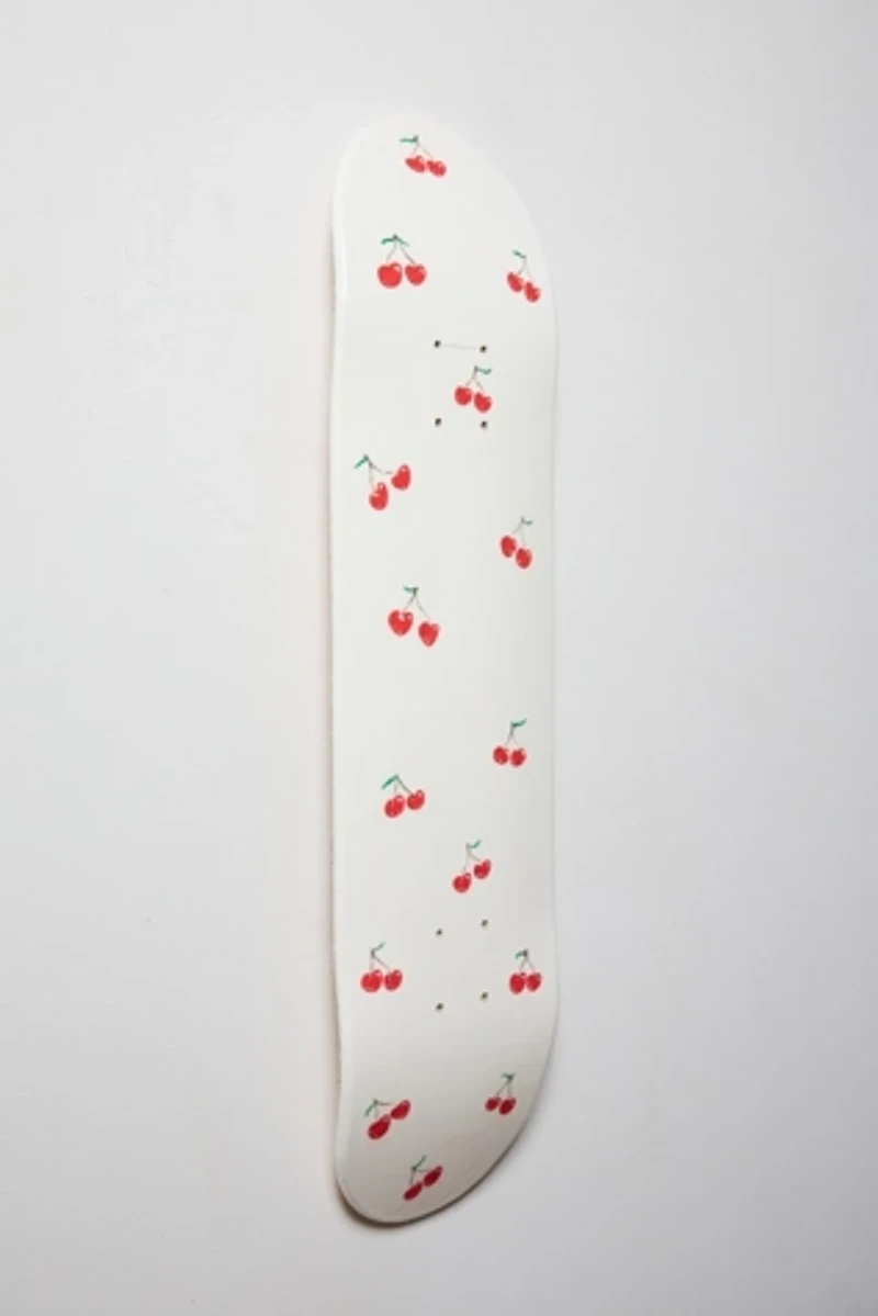 Boards By Gabs Cherry Print Skateboard Deck