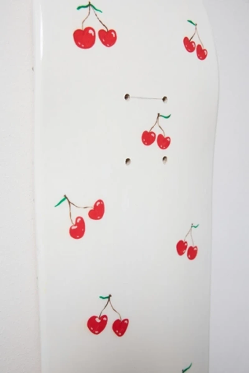 Boards By Gabs Cherry Print Skateboard Deck