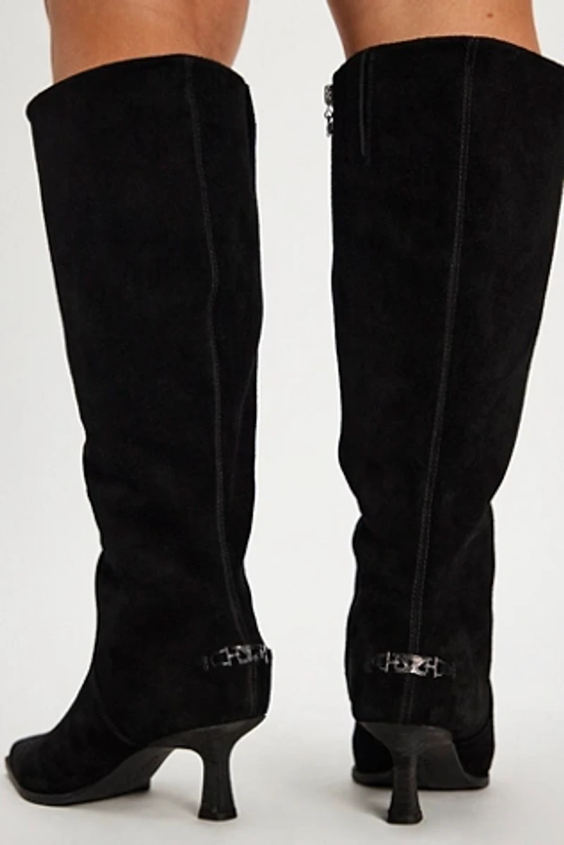 Yulia Wide Calf Kitten Heel