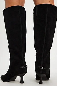 Yulia Wide Calf Kitten Heel