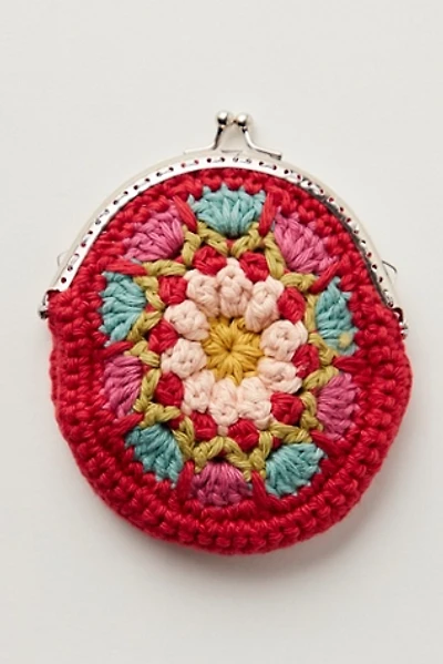 French Knot Crochet Clasp Wallet
