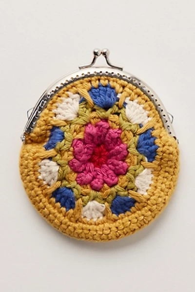 French Knot Crochet Clasp Wallet