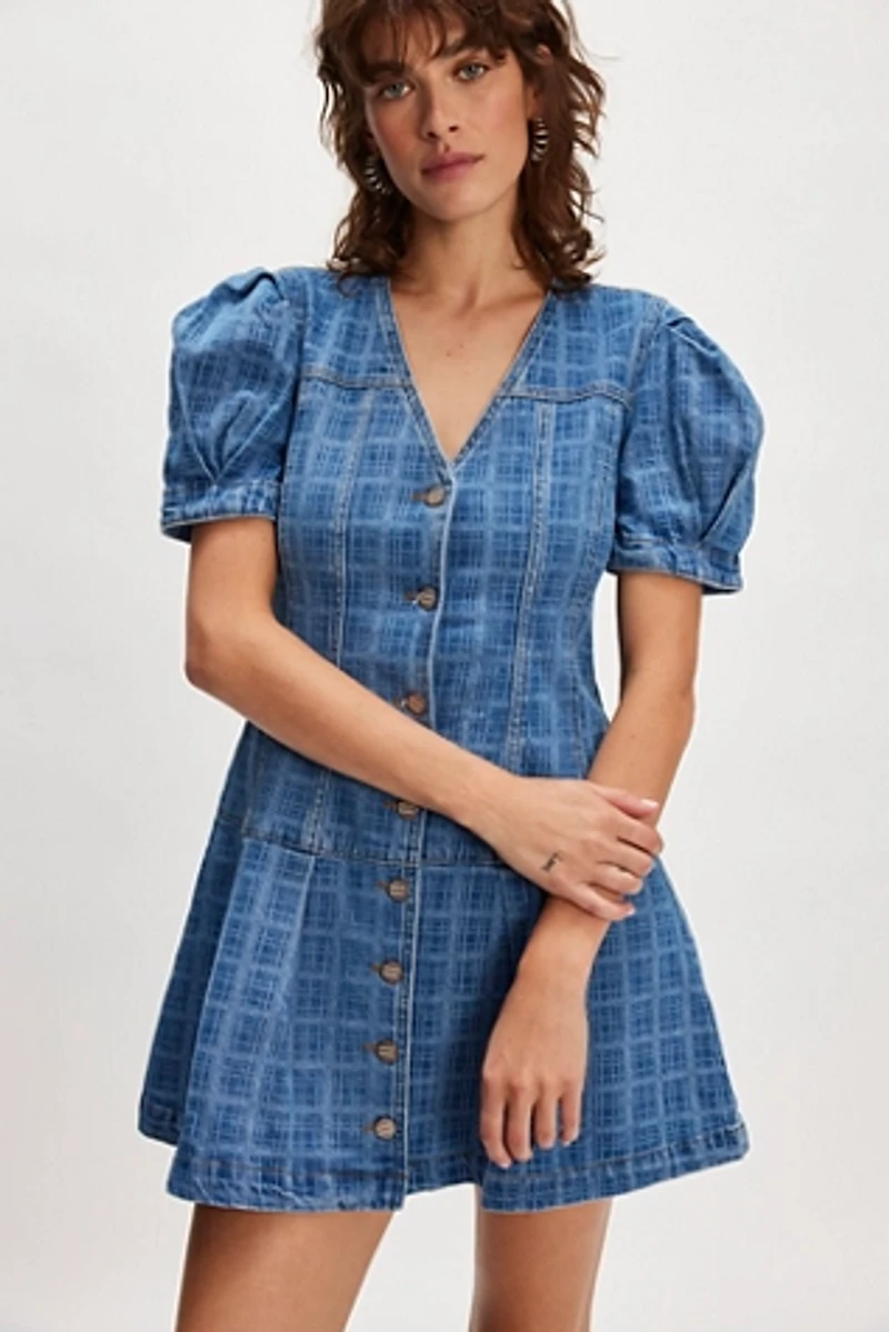 Adeline Shell Mini Dress