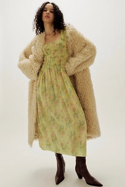 Damson Madder Raphaela Ruffle Midi Dress