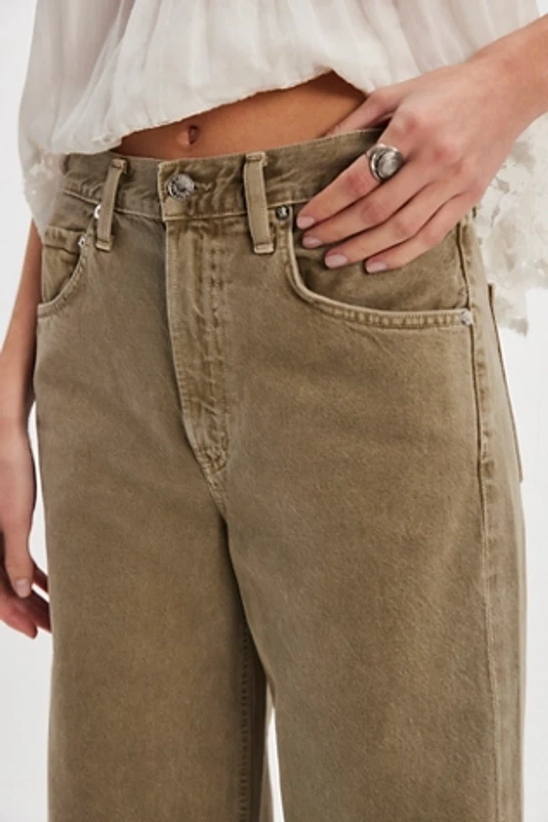 AGOLDE Low Curve Fray Jeans