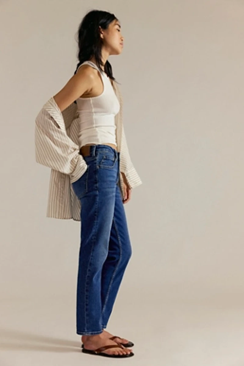 We The Free Oracle Low-Rise Slim Straight Jeans