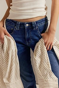 We The Free Oracle Low-Rise Slim Straight Jeans