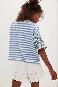 We The Free Summer Stripe Tee