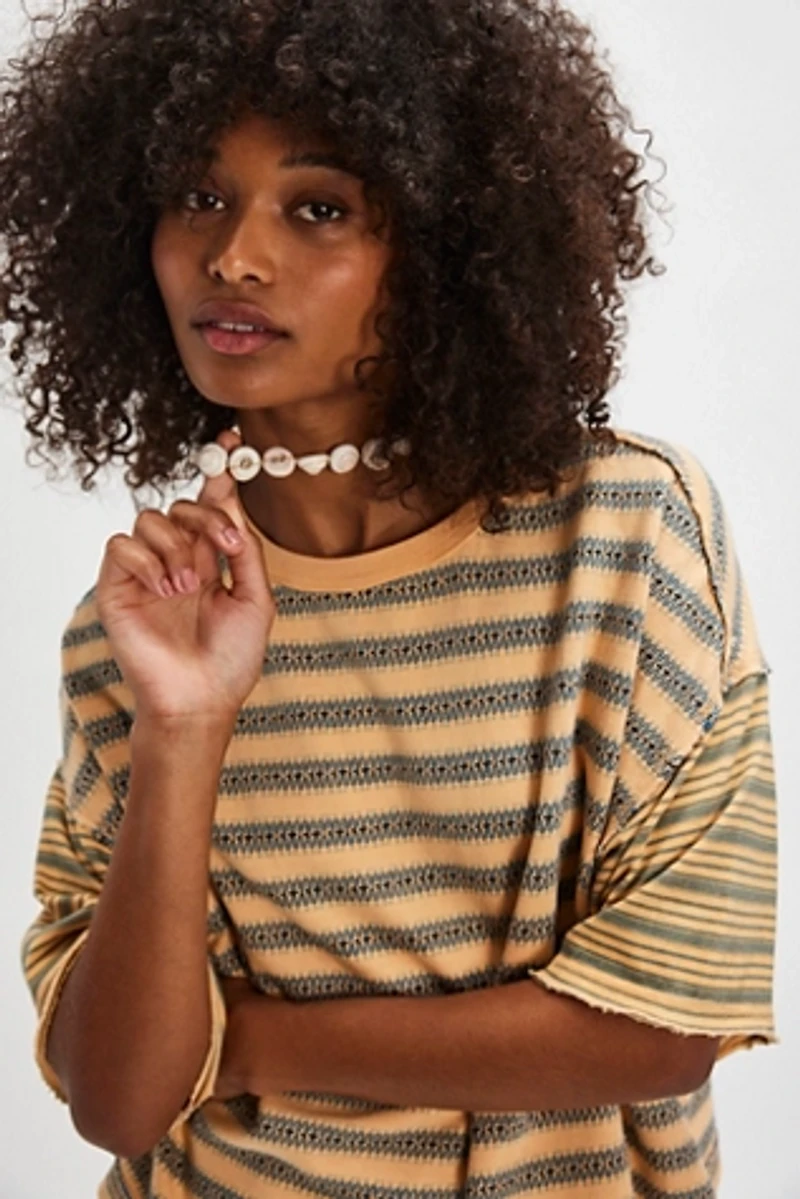We The Free Summer Stripe Tee