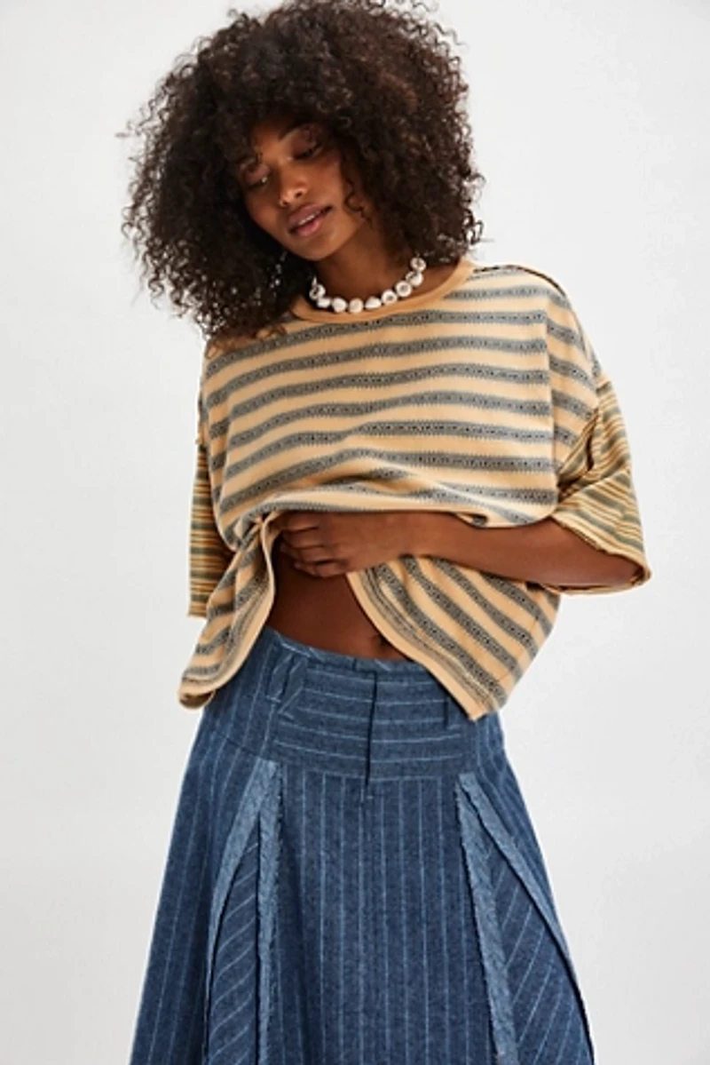 We The Free Summer Stripe Tee