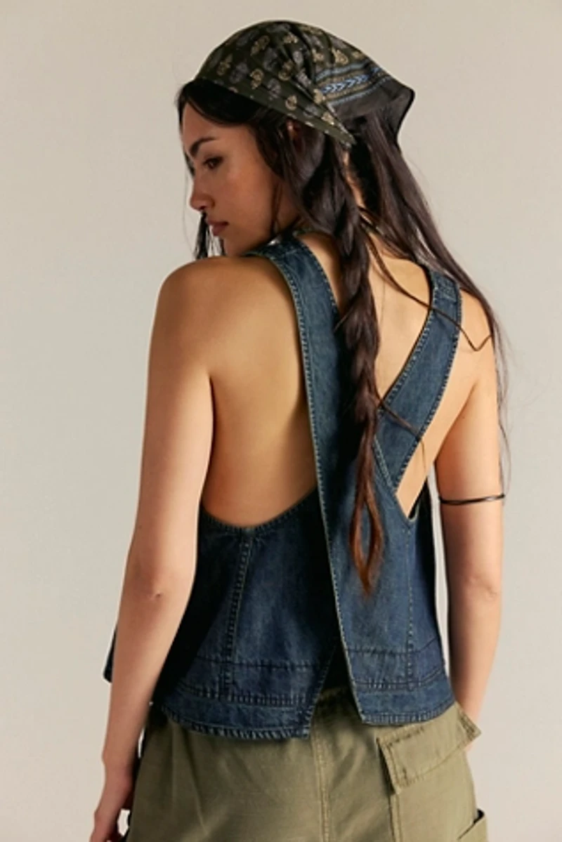 We The Free Crossroads Denim Tank