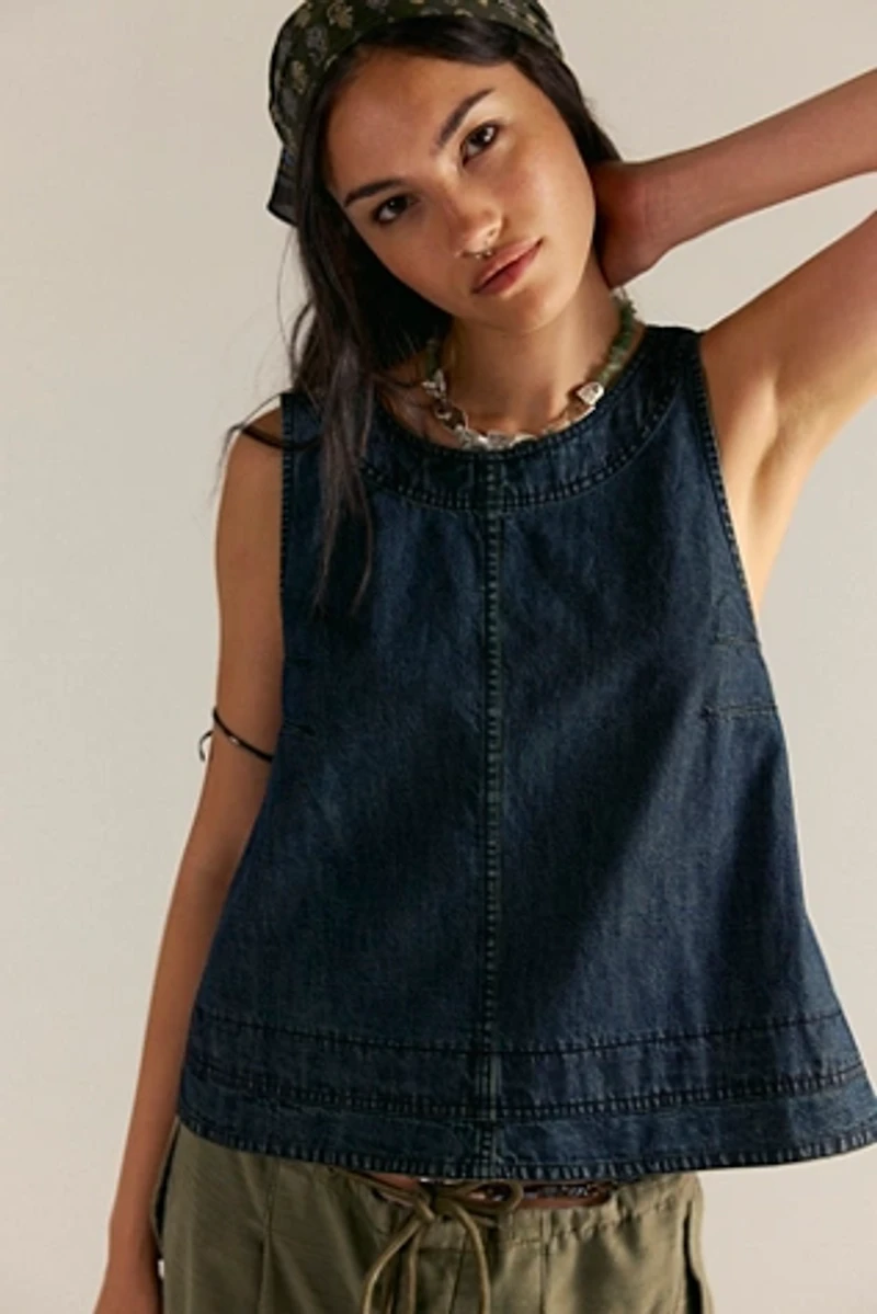 We The Free Crossroads Denim Tank