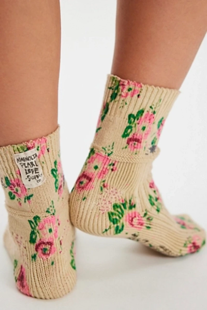 Magnolia Pearl Floral Lil Dipper Socks