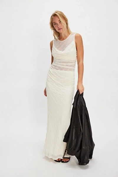 Scala Venus Cowl Mesh Dress